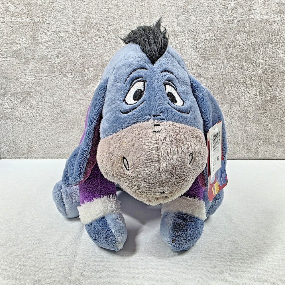 Vintage K-Mart Disney Winnie the Pooh Eeyore Christmas Plush With Tags